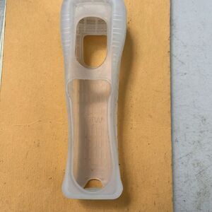 Nintendo Wii Remote Jacket Cover Sleeve Grip Rubber Silicone Clear OEM RVL-027